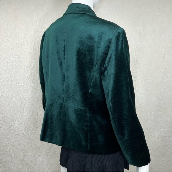 Chico’s 2 Washable Velvet Blazer Jacket - Picture 5 of 12